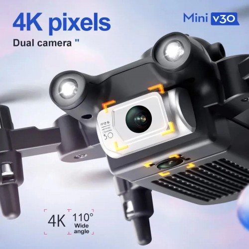 XIAOMI 4DRC V30 طائرة بدون طيار صغيرة مع كاميرا HD 4K 1080P FPV RC طائرات بدون طيار المهنية خمسة جوانب تجنب العوائق لعبة هليكوبتر بدون طيار - 44