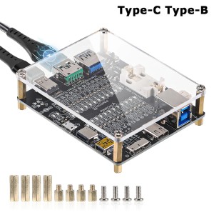 جهاز اختبار كابل USB من النوع C من النوع B لوحة اختبار مفتاح الدائرة القصيرة الصغيرة كشف تشريح كابل البيانات للوحة اختبار iOS وأندرويد - AliExpress 502